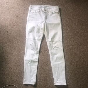 Calvin Klein white skinny jeans